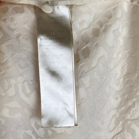 Johanna Ortiz Love Me Do Mini Dress Size 8 Cream Blouson Long Sleeve Party - Picture 12 of 14